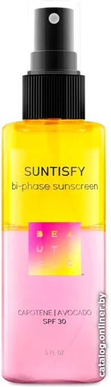 Лосьон солнцезащитный Beautific Лосьон солнцезащитный Suntisfy Двухфазный с SPF 30 150 мл фото