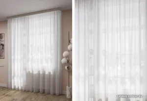 Тюль Legrand Вуаль 3x2.6 м (белый) фото