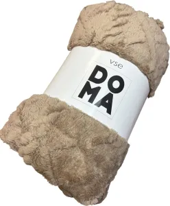 Плед Миланка Vse Doma 150x200 (шерпа/косичка/какао) фото