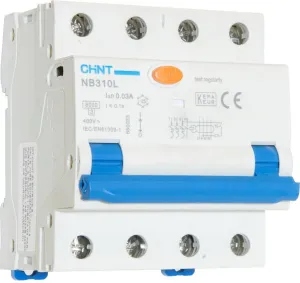 Дифференциальный автомат Chint NB310L 3P+N 25А 30mA 6кА АС 660023 фото