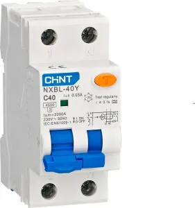 Дифференциальный автомат Chint NXBL-40Y 1P+N 25А 30mA 4.5кА АС 519872 фото