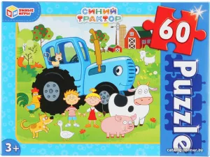 Пазл Умные игры Синий трактор 4630115523437 (60 эл) фото
