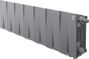 Биметаллический радиатор Royal Thermo PianoForte 200 Серебристый VR80 (14 секций) фото