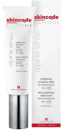 Дневной крем для лица Skincode Essentials Alpine White Brightening Protective Shield SPF50 30 мл фото