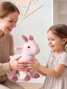 Классическая игрушка BelToys Коза (розовый) фото