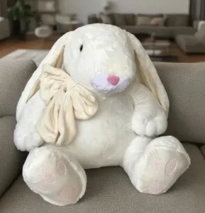 Большая игрушка BelToys Кролик Банни (молочный) фото