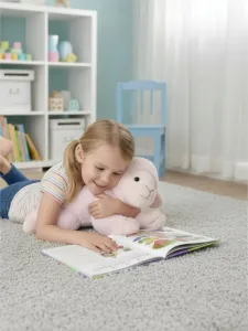Классическая игрушка BelToys Ягненок Дэйзи 45см (розовый) фото