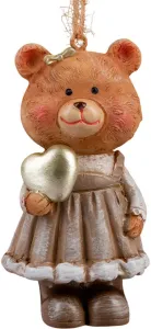 Елочная игрушка Erich Krause Decor. Медведица с сердцем 66127 фото
