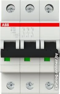 Выключатель автоматический ABB S203-B32 3P B 32A 6kA 3M 2CDS253001R0325 фото