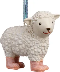 Елочная игрушка Erich Krause Decor. Барашек в ботах зефирный 66235 фото