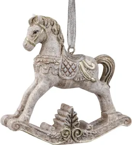 Елочная игрушка Erich Krause Decor. Лошадка-качалка северная 66218 фото