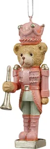 Елочная игрушка Erich Krause Decor. Мишка с трубой зефирный 66153 фото