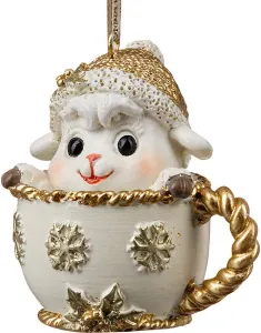 Елочная игрушка Erich Krause Decor. Овечка в чашке 66231 фото