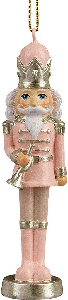 Елочная игрушка Erich Krause Decor. Щелкунчик с трубой зефирный 66154 фото