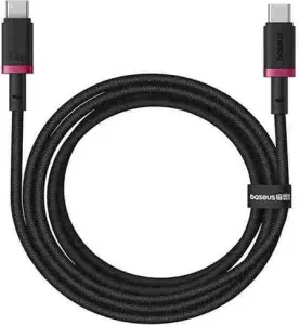 Кабель Baseus Dura Series Fast Charging Cable USB Type-C - USB Type-C 100W (2 м, черный/красный) фото