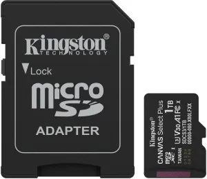 Карта памяти Kingston Canvas Select Plus microSDXC 1TB SDCS3/1TB (с адаптером) фото