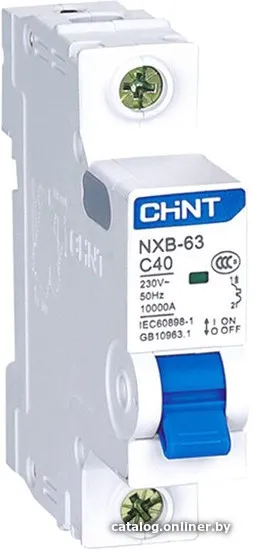 Выключатель автоматический Chint NXB-63 1P 25A 6кА С 814016 фото