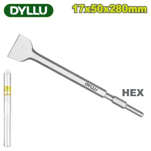 Зубило плоское SDS-hex 17x280x50мм DYLLU DTGZ3101 фото
