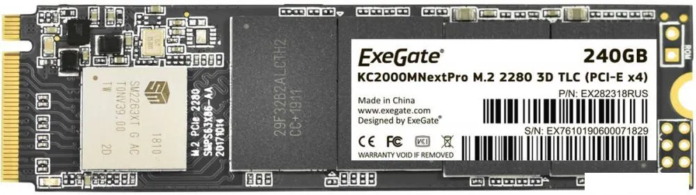 SSD ExeGate Next Pro 240GB EX282318RUS фото