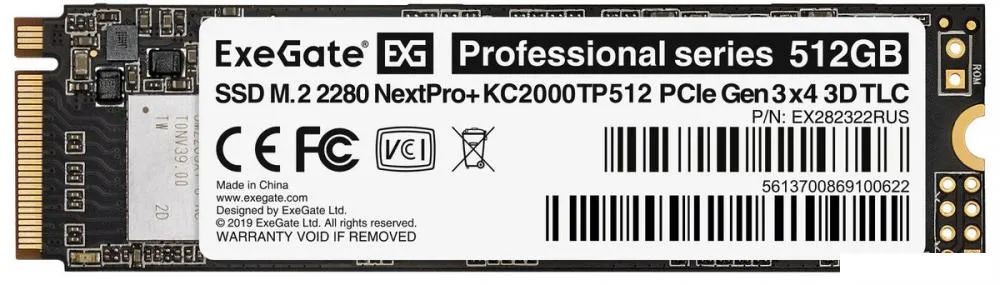 SSD ExeGate Next Pro+ 512GB EX282322RUS фото