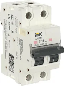 Выключатель автоматический IEK AR-M06N-2-C016 фото