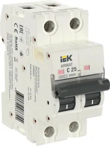 Выключатель автоматический IEK AR-M06N-2-C025 фото
