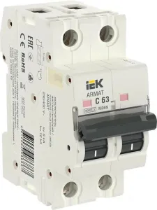 Выключатель автоматический IEK AR-M06N-2-C063 фото