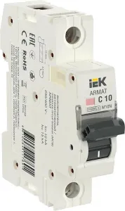Выключатель автоматический IEK AR-M10N-1-C010 фото