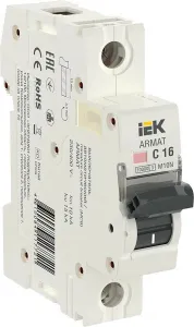 Выключатель автоматический IEK AR-M10N-1-C016 фото
