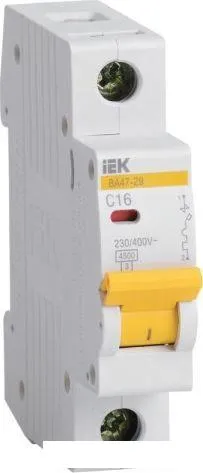 Выключатель автоматический IEK ВА47-29 1Р 20А 4.5кА В MVA20-1-020-B фото