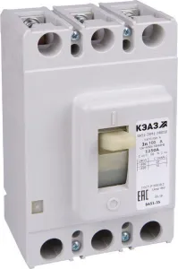 Выключатель автоматический КЭАЗ 3P ВА51-35М1-340010-100А-1250-690AC-УХЛ3 108310 фото