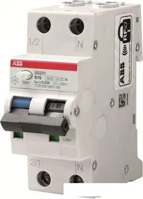 Дифференциальный автомат ABB DS201 C10 AC30 1P+N C 10A 30mA 6kA 2M 2CSR255080R1104 фото