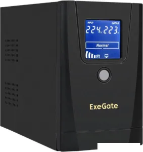 Источник бесперебойного питания ExeGate Power Smart ULB-650.LCD.AVR.1SH.2C13 EX292769RUS фото