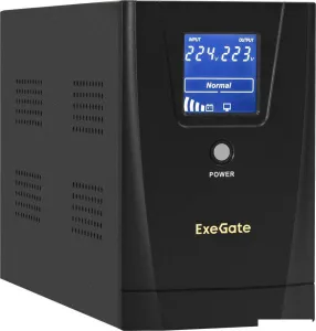 Источник бесперебойного питания ExeGate SpecialPro Smart LLB-2000.LCD.AVR.4C13.RJ.USB EX292631RUS фото