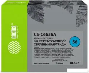 Картриджи для принтеров и МФУ CACTUS CS-C6656A (аналог HP C6656A) фото
