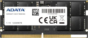 Оперативная память ADATA 8ГБ DDR5 SODIMM 5600 МГц AD5S56008G-S фото