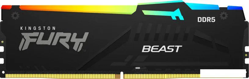 Оперативная память Kingston FURY Beast RGB 32ГБ DDR5 5200 МГц KF552C40BB2A-32 фото