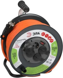 Удлинитель на катушке ЭРА RMx-4es-3x2.5-50m-IP44 Б0052922 фото