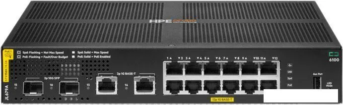 Управляемый коммутатор 2-го уровня Aruba 6100 Series JL679A фото