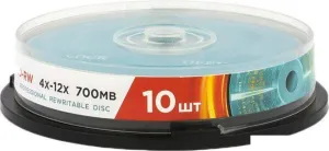 CD-RW диск Mirex 700Mb 12х UL121002A8L (10 шт.) CD-RW диск Mirex 700Mb 12х UL121002A8L (10 шт.) фото