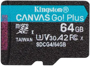 Карта памяти Kingston Canvas Go! Plus microSDXC 64GB SDCG4/64GB фото