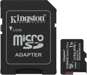 Карта памяти Kingston Canvas Select Plus microSDXC 1TB SDCS3/1TB (с адаптером) фото