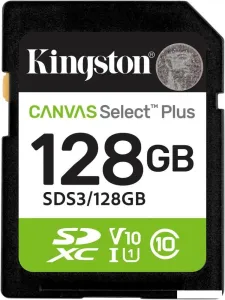 Карта памяти Kingston Canvas Select Plus SDXC 128GB SDS3/128GB фото