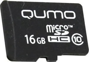 Карта памяти QUMO microSDHC QM16GMICSDHC10NA 16GB фото