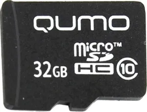 Карта памяти QUMO microSDHC QM32GMICSDHC10NA 32GB фото