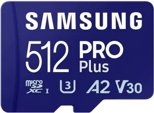 Карта памяти Samsung PRO Plus microSDXC 512GB MB-MD512SA/EU (с адаптером) фото