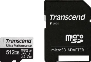 Карта памяти Transcend microSDXC 340S 512GB (с адаптером) фото