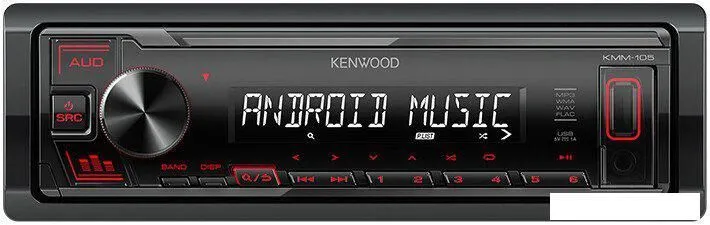 USB-магнитола Kenwood KMM-105 фото