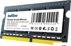 Оперативная память Indilinx 8ГБ DDR4 SODIMM 3200 МГц IND-ID4N32SP08X фото