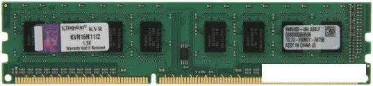Оперативная память Kingston ValueRAM 2GB DDR3 PC3-12800 (KVR16N11/2) фото
